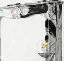 Louis XV marble fireplace surround in Panda White - Image 6