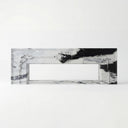 electric marble hearth in Panda White - Image 1
