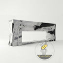 electric marble hearth | Ornate carved details | Width 65 Inch | Panda White Marble