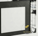 marble fire surrounds for sale | Bold Veined Pilasters | 59 Inch Width | Panda White