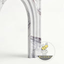 White marble fireplace surround in Milas Lilac - Image 7