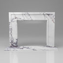 Milas lilac marble mantel in Milas Lilac - Image 1