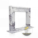Milas lilac marble mantel in Milas Lilac - Image 4