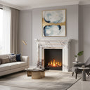 Milas lilac marble fireplace surround in Milas Lilac - Image 2