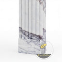 Fluted Marble fireplace mantel in Milas Lilac - Image 7