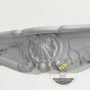 Marble fireplace surround French Style | Carved shell motif | 59 Inch Width | Milas Lilac