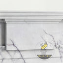 59 inch marble fireplace in Milas Lilac - Image 5
