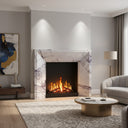 Modern marble mantel in Milas Lilac - Image 2