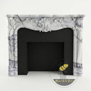 Marble fire surrounds for sale in Milas Lilac - Image 3