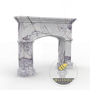 buy marble fireplace surround in Milas Lilac - Image 4