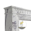 Custom marble fireplace mantels in Milas Lilac - Image 5