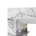 Custom Marble fireplace surround in Milas Lilac - Image 5
