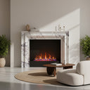 Bolection marble fireplace surround in Milas Lilac - Image 2