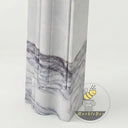 Bolection marble fireplace surround | Rounded Stepped Molding | 59.06 Inch Width | Milas Lilac Marble