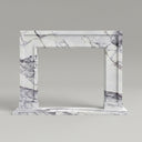 White marble fireplace surround in Milas Lilac - Image 1