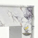 Electric marble fireplace | Sleek Minimalist Design | 63 Inch Width | Milas Lilac
