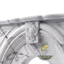 Victorian marble fireplace | Carved Arched Surround | 59" Width | Milas Lilac