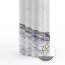 Modern marble fireplace | Fluted Front Design | 59 Inch Width | Milas Lilac