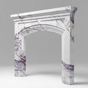 Marble fire surround in Milas Lilac - Image 1