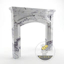Marble fire surround in Milas Lilac - Image 4