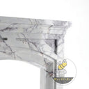 Marble fire surround in Milas Lilac - Image 6