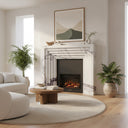 Bolection marble fireplace in Milas Lilac - Image 2