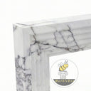 Bolection marble fireplace in Milas Lilac - Image 5