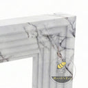 Bolection marble fireplace in Milas Lilac - Image 6
