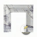 Marble fire place in Milas Lilac - Image 3