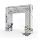 Marble fire place in Milas Lilac - Image 4