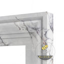 Marble fire place in Milas Lilac - Image 6