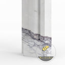 Marble fire place in Milas Lilac - Image 7
