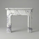 Marble fireplace mantel for sale in Milas Lilac - Image 1