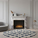 Marble fireplace mantel for sale in Milas Lilac - Image 2