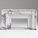 Eletric marble fireplace in Milas Lilac - Image 1