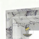 Eletric marble fireplace in Milas Lilac - Image 5