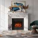 Marble fireplace surround in Milas Lilac - Image 2