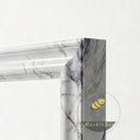 Modern marble fireplace in Milas Lilac - Image 6