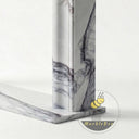 Modern marble fireplace in Milas Lilac - Image 7