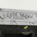 Custom marble fireplace in Milas Lilac - Image 5