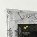 Custom marble fireplace in Milas Lilac - Image 6