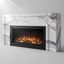Electric marble fireplace in Milas Lilac - Image 1