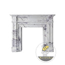 Marble fireplace in Milas Lilac - Image 3