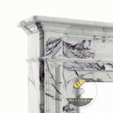Marble fireplace in Milas Lilac - Image 5