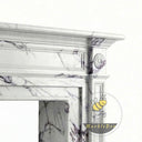 Marble fireplace in Milas Lilac - Image 6