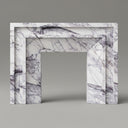 Marble fire place in Milas Lilac - Image 1