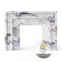Marble fire place in Milas Lilac - Image 3