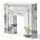 Marble fire place in Milas Lilac - Image 4