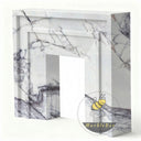 Marble fire place in Milas Lilac - Image 4