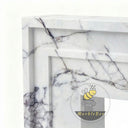 Marble fire place in Milas Lilac - Image 5